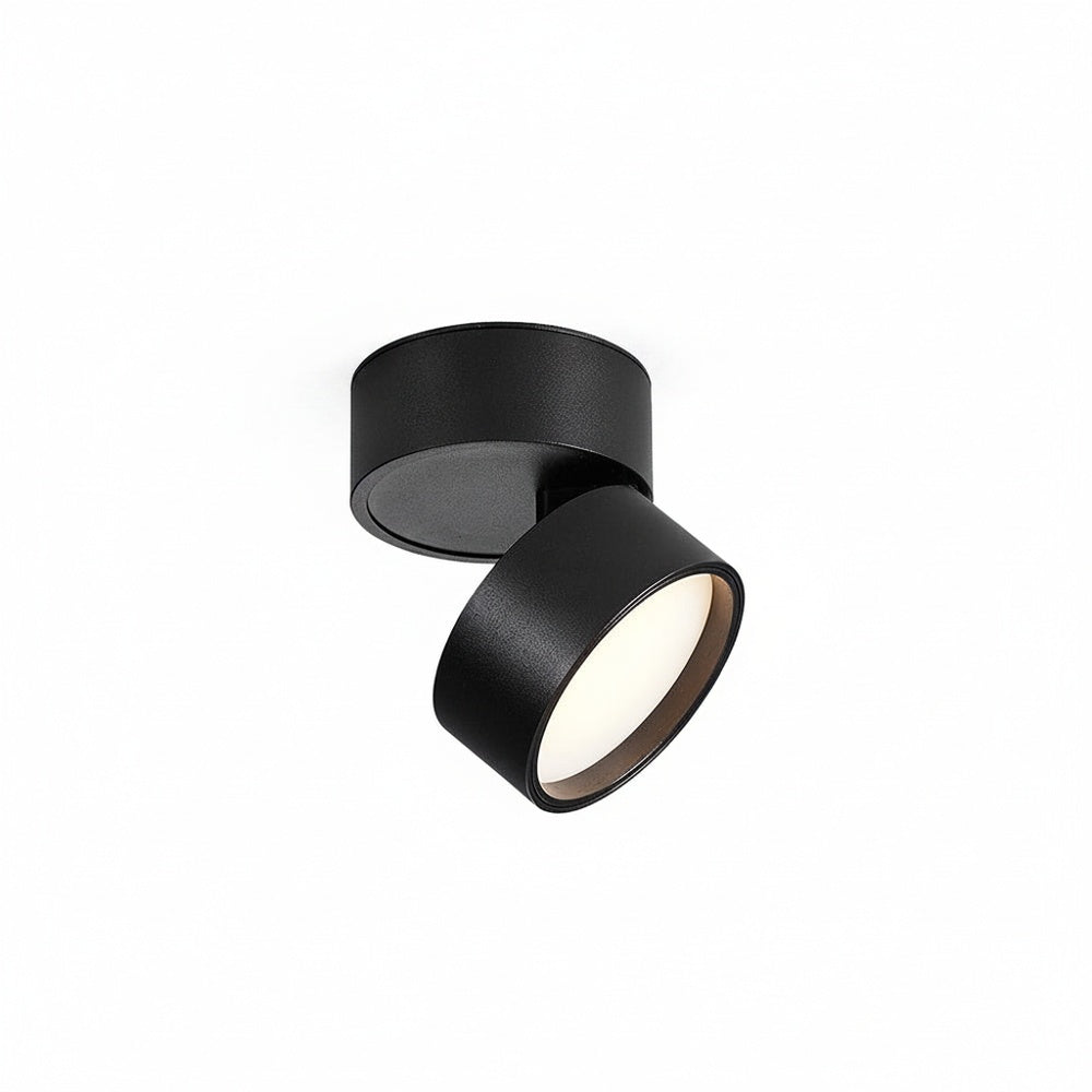 Minimalist Ceiling Spotlight with Rotating Head, Surface Mount