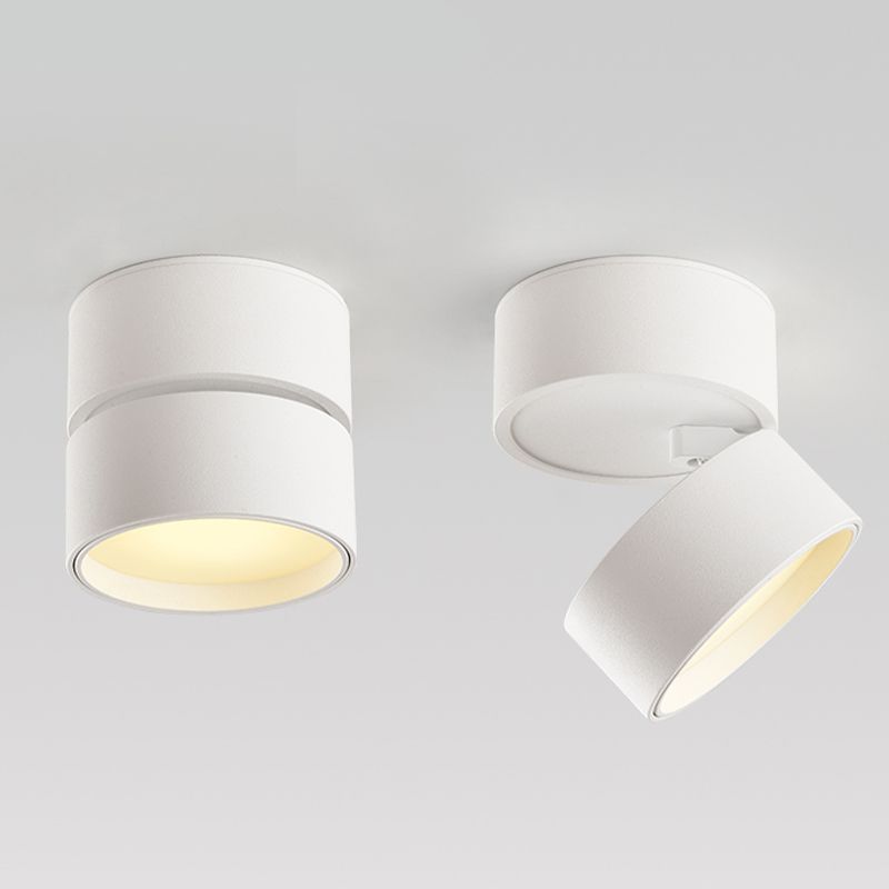 Minimalist Ceiling Spotlight with Rotating Head, Surface Mount
