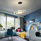 Kids Planet Pendant Light with Astronaut Figure, 45 cm