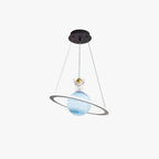 Kids Planet Pendant Light with Astronaut Figure, 45 cm