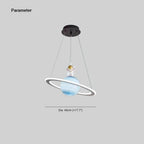 Kids Planet Pendant Light with Astronaut Figure, 45 cm