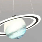 Kids Planet Pendant Light with Astronaut Figure, 45 cm