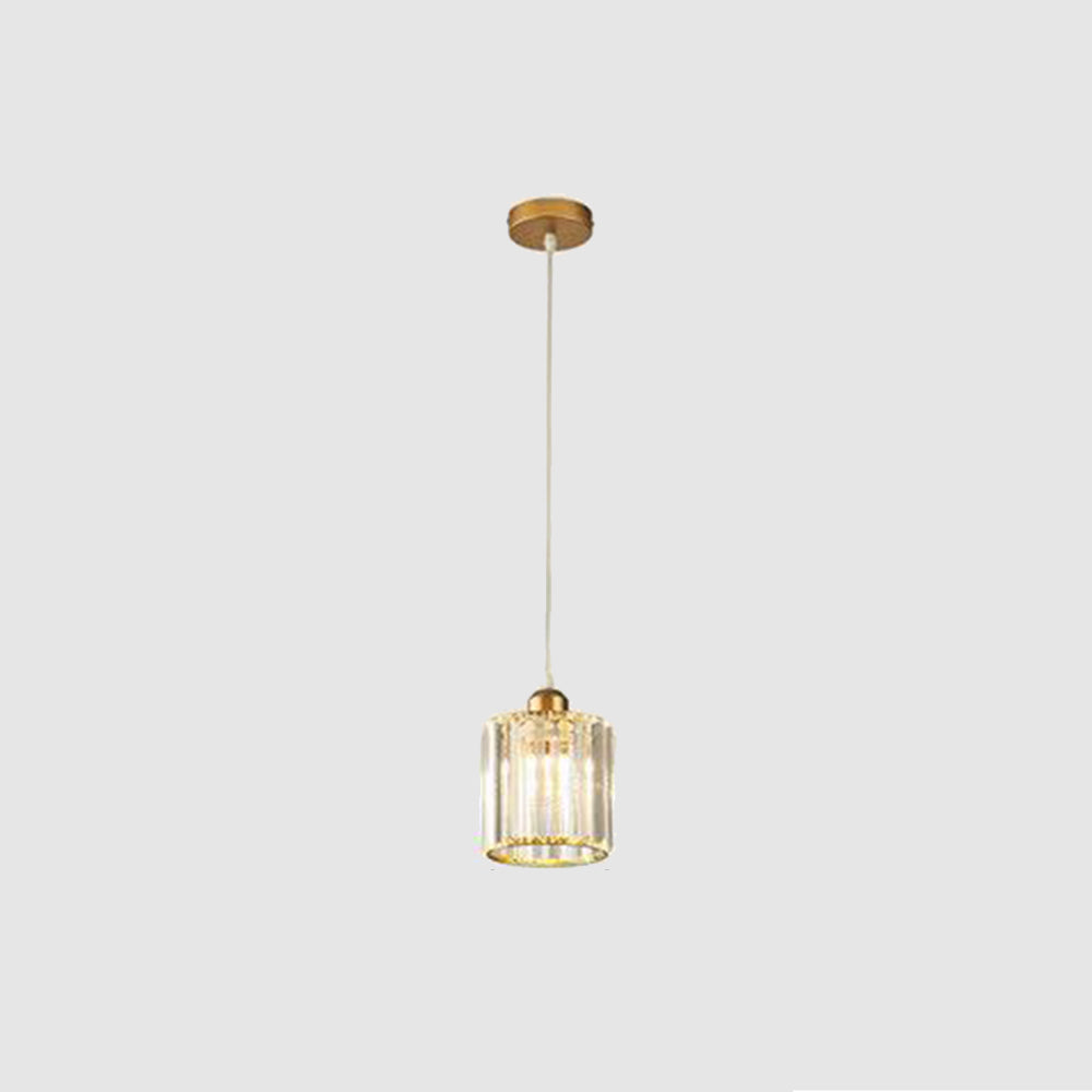 Glamour Glass Pendant Light, 1 or 3 Lights, Adjustable Drop