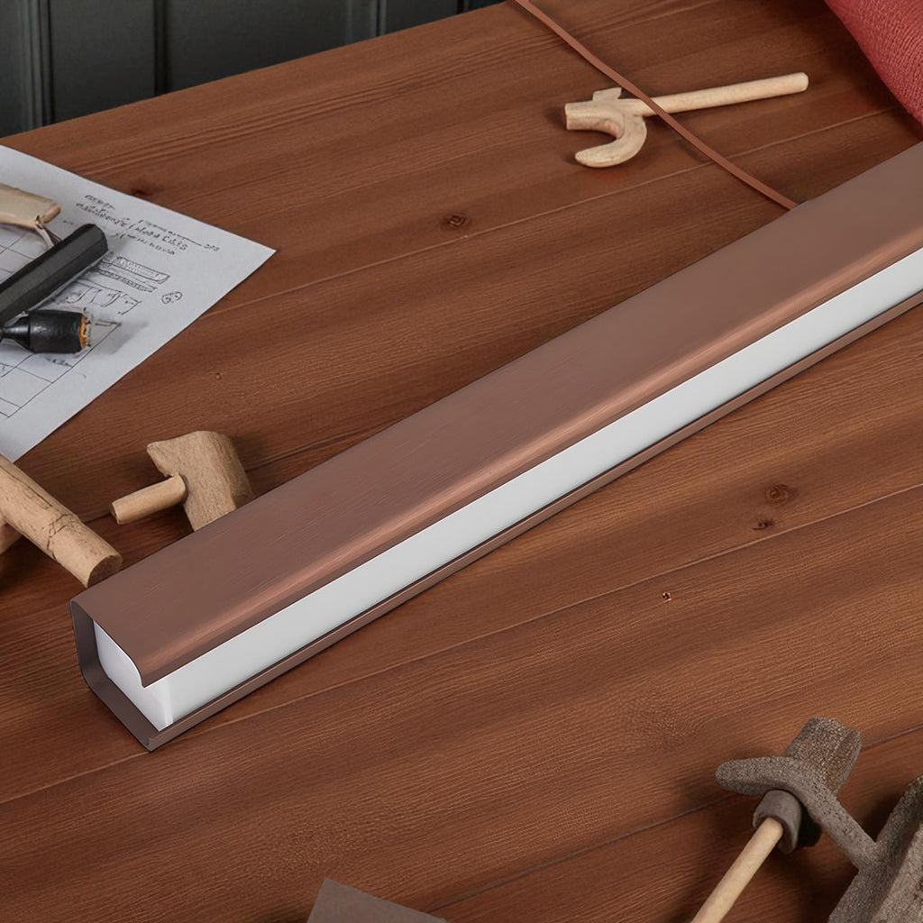 Industrial Linear Pendant Light with Integrated SMD LED