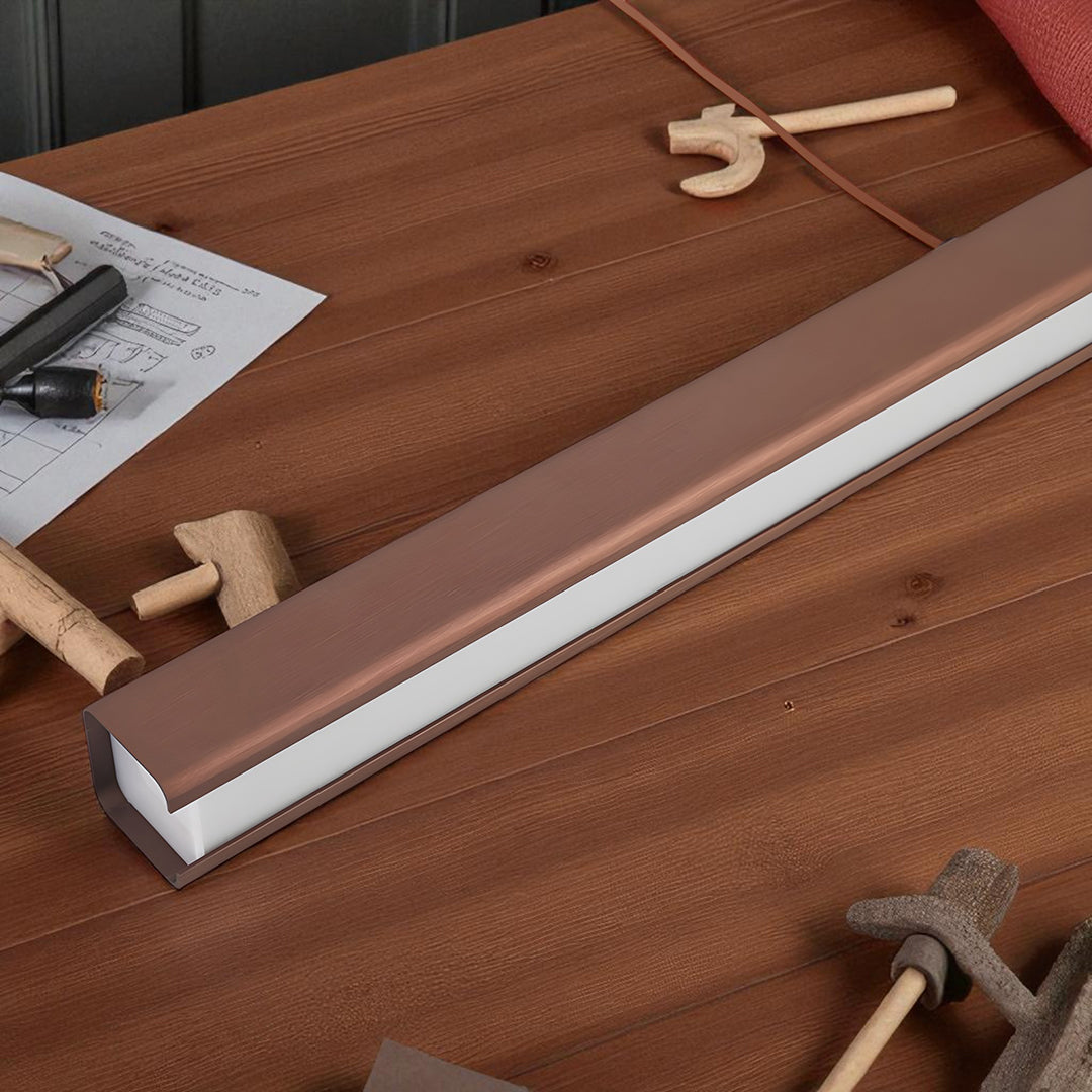 Industrial Linear Pendant Light with Integrated SMD LED