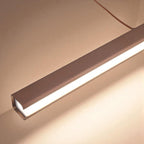 Industrial Linear Pendant Light with Integrated SMD LED