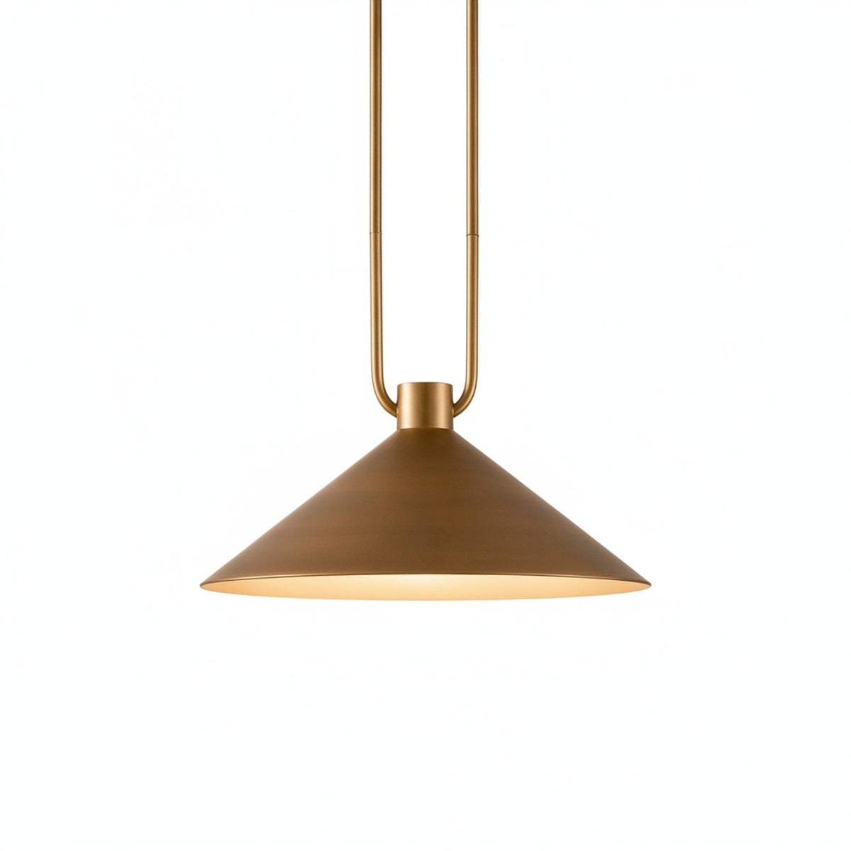 Industrial Cone Metal Pendant Light, 50 cm Wide