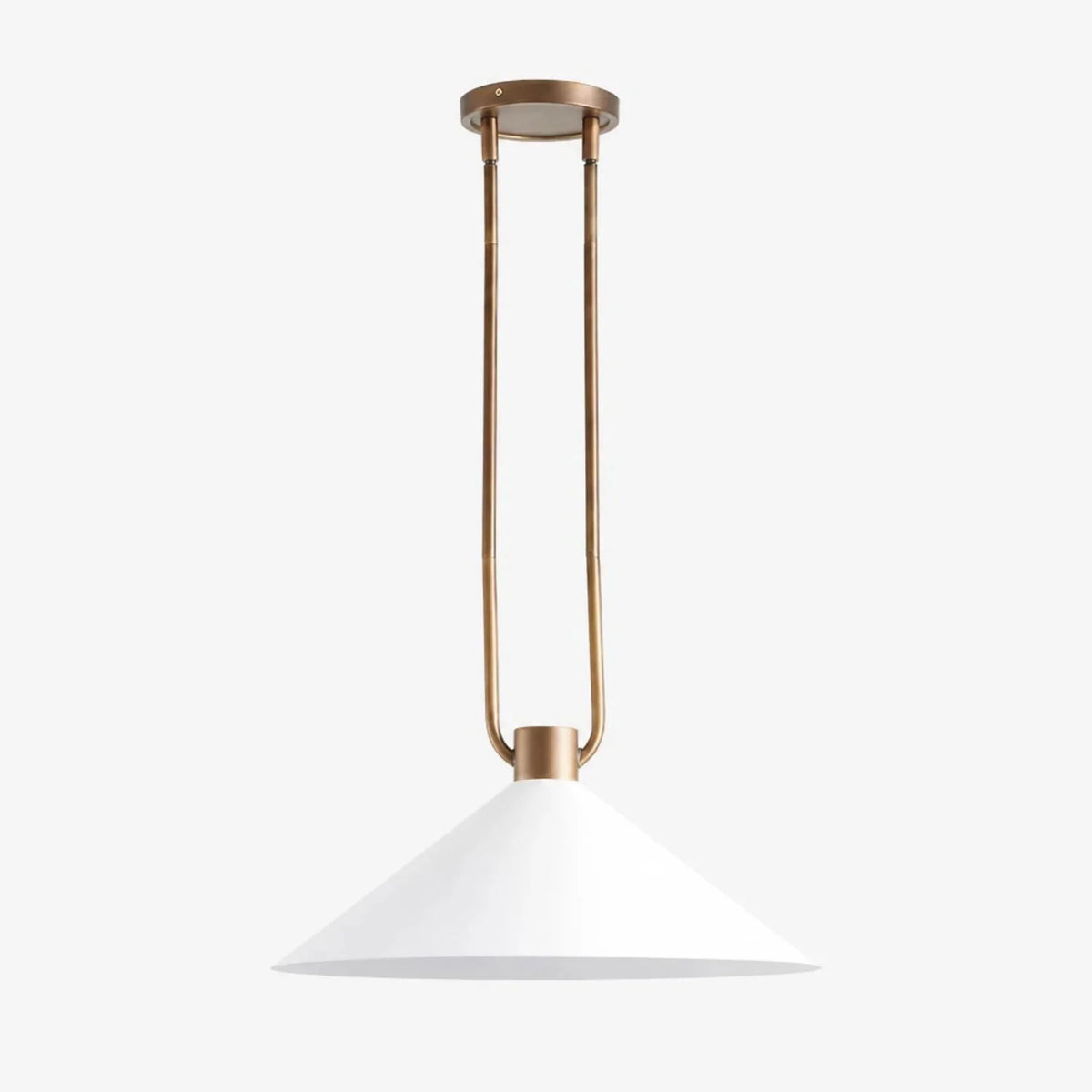 Industrial Cone Metal Pendant Light, 50 cm Wide