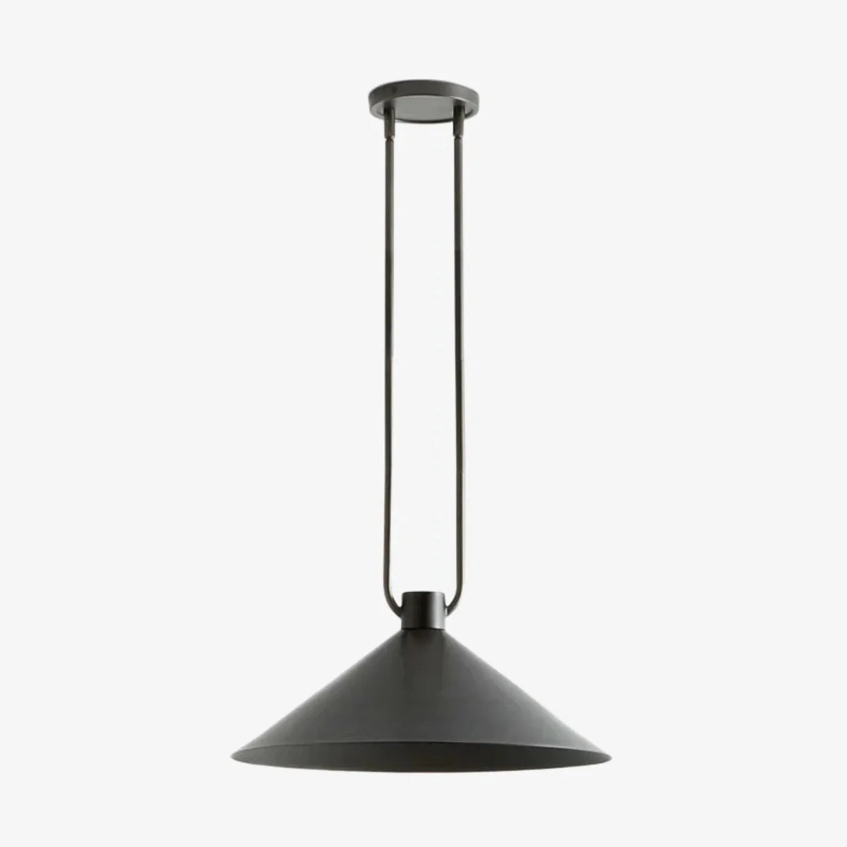 Industrial Cone Metal Pendant Light, 50 cm Wide