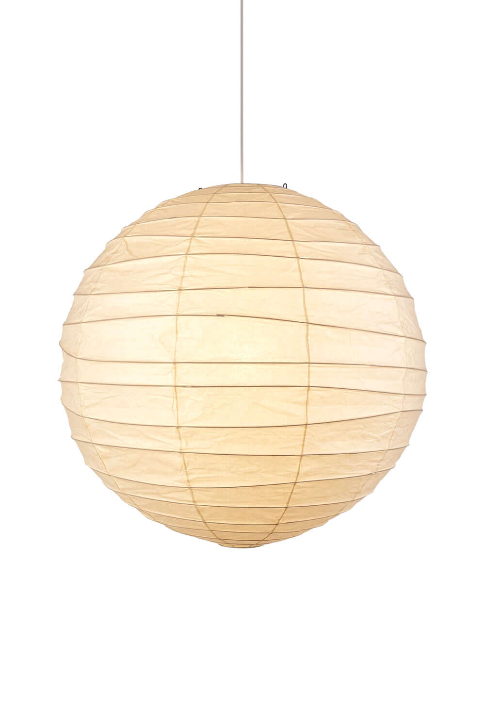 Japanese Washi Paper Globe Pendant Light, 120cm