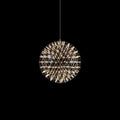 Modern Geometric Globe Pendant Light with Integrated LEDs
