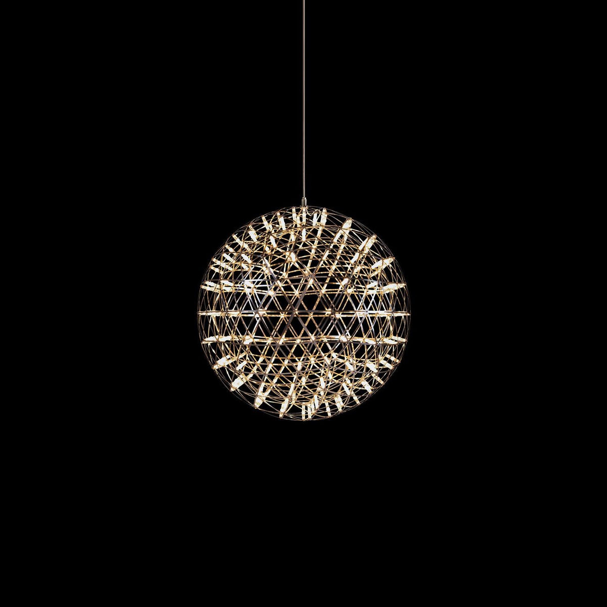 Modern Geometric Globe Pendant Light with Integrated LEDs