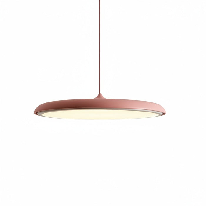 Flat Disc Pendant Light with Included Light Source, 25 or 40 cm