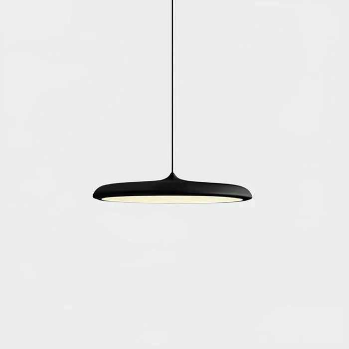 Flat Disc Pendant Light with Included Light Source, 25 or 40 cm