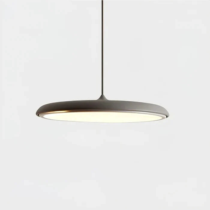 Flat Disc Pendant Light with Included Light Source, 25 or 40 cm