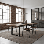 Two Tier Linear LED Pendant Light, Dimmable, Adjustable Drop