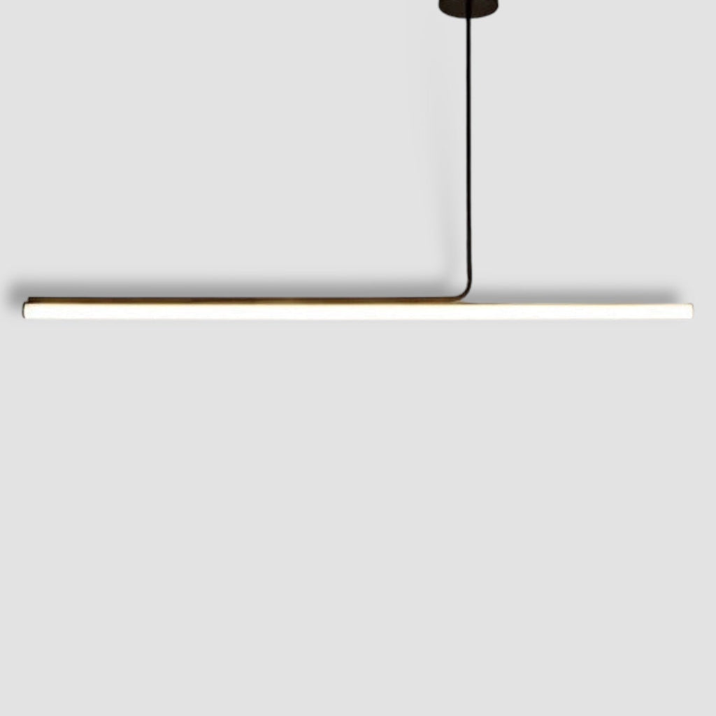Minimalist LED Tube Pendant Light, Dimmable, 80 to 120 cm