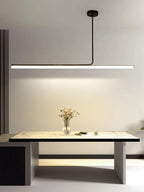 Minimalist LED Tube Pendant Light, Dimmable, 80 to 120 cm
