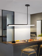 Minimalist LED Tube Pendant Light, Dimmable, 80 to 120 cm