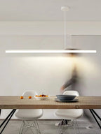 Minimalist LED Tube Pendant Light, Dimmable, 80 to 120 cm