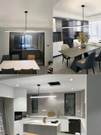 Minimalist LED Tube Pendant Light, Dimmable, 80 to 120 cm