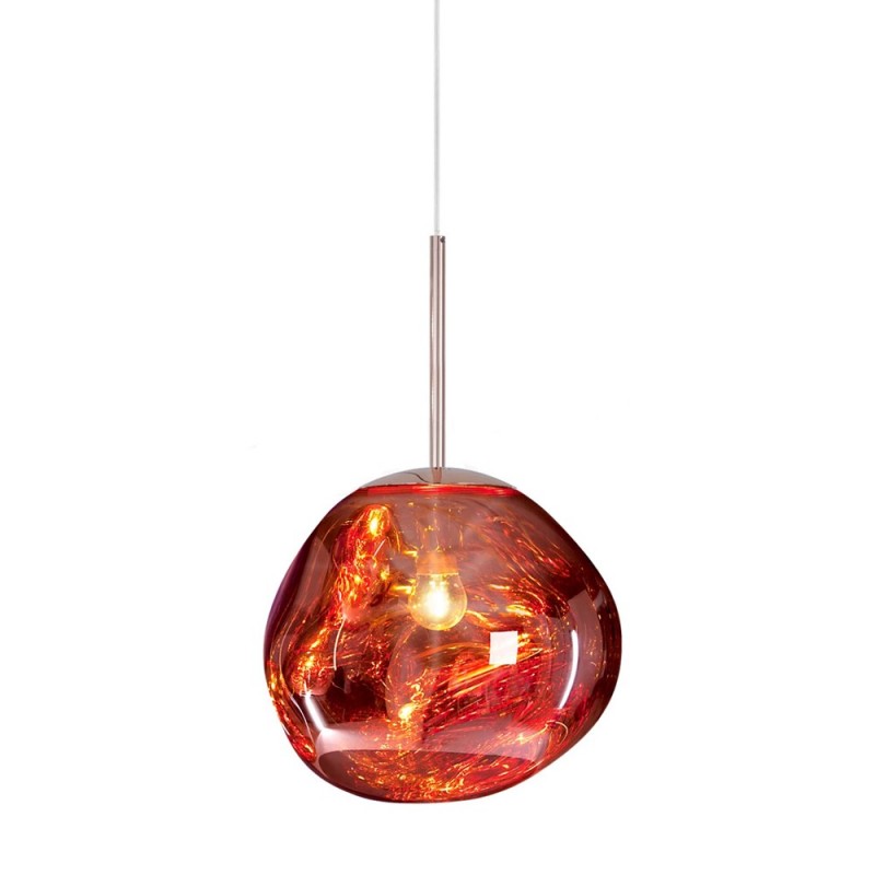 Organic Mirrored Acrylic Pendant Light, Dimmable, E27