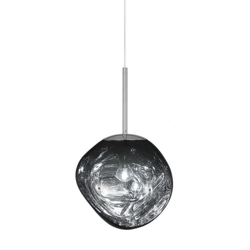 Organic Mirrored Acrylic Pendant Light, Dimmable, E27