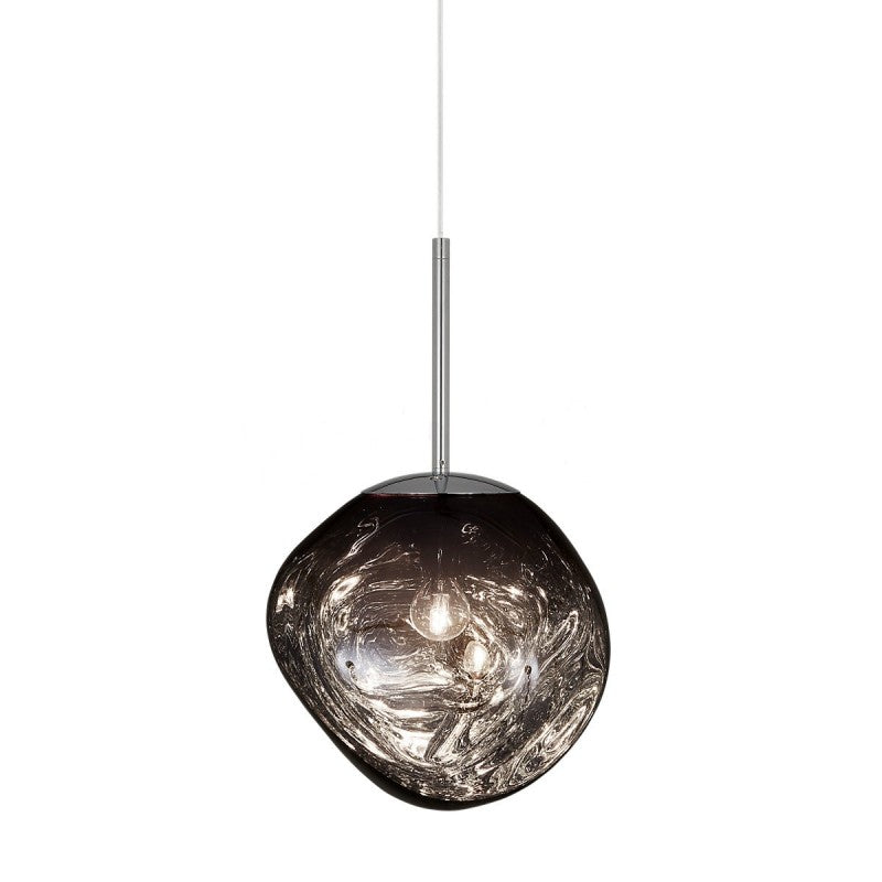 Organic Mirrored Acrylic Pendant Light, Dimmable, E27