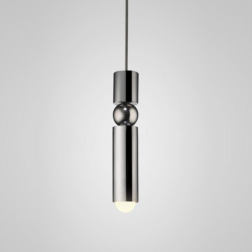 Modern Pendant Light with Sphere and Cylinder Design