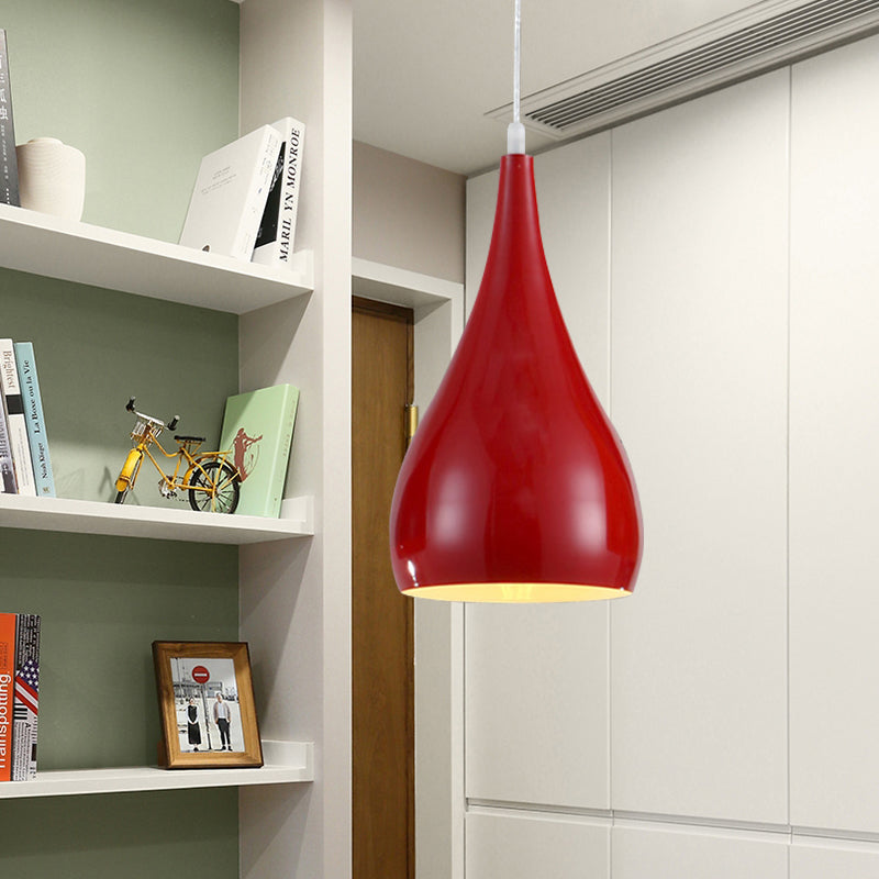 Modern Teardrop Shade Pendant Light, Two Sizes