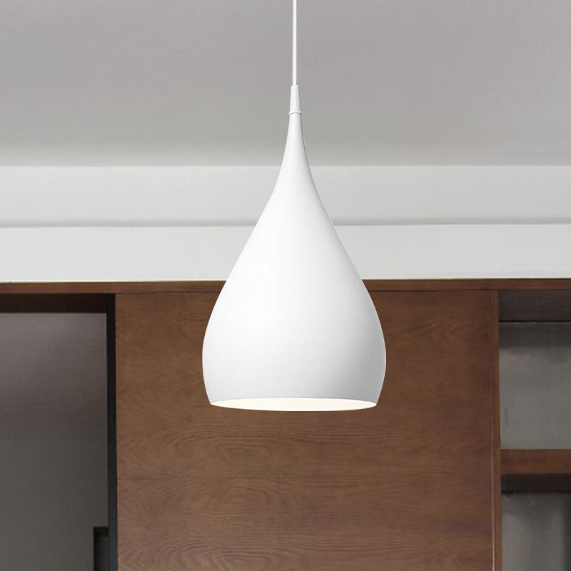 Modern Teardrop Shade Pendant Light, Two Sizes