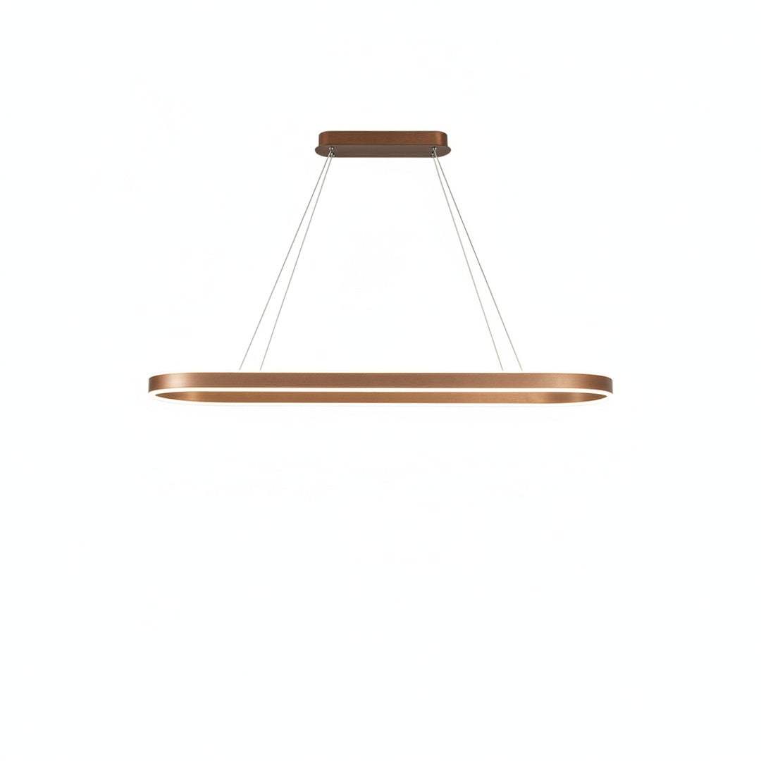 Modern Oval LED Pendant Light, Dimmable, 80 to 120 cm