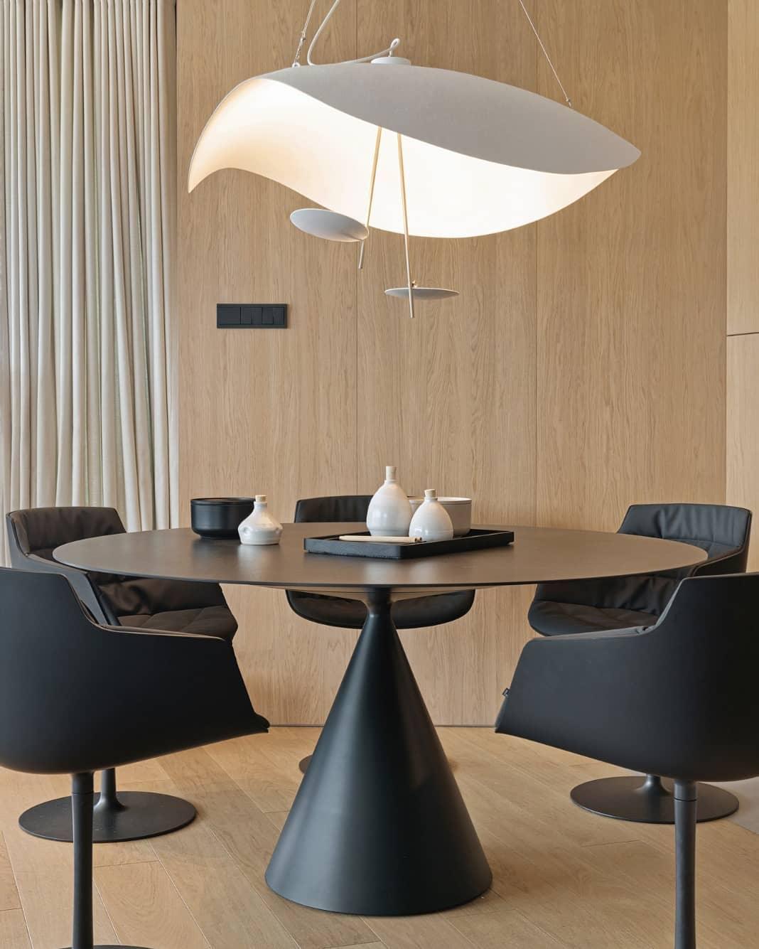 Modern Curved Shade LED Pendant, 3 Colour Temperatures