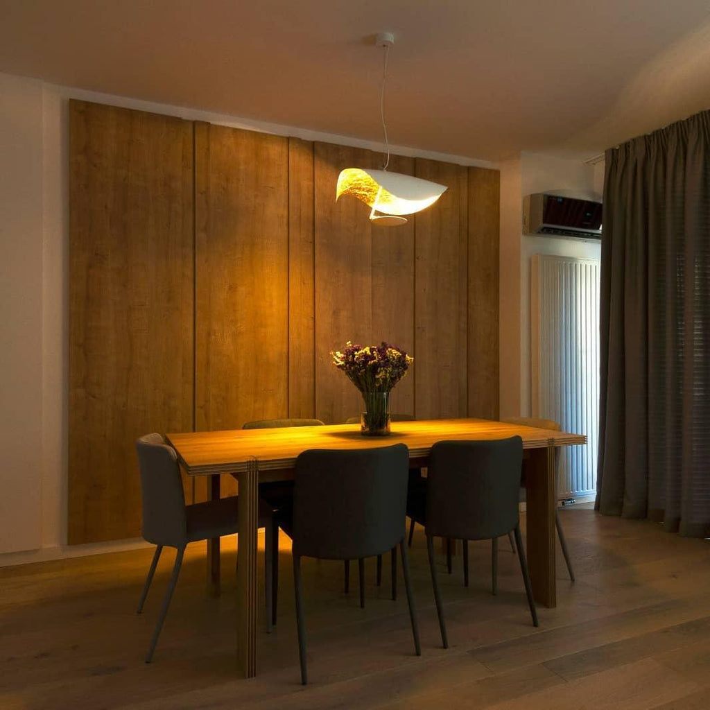 Modern Curved Shade LED Pendant, 3 Colour Temperatures
