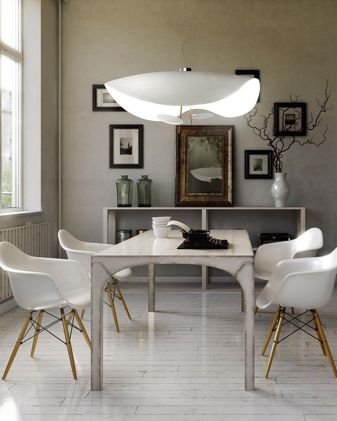 Modern Curved Shade LED Pendant, 3 Colour Temperatures