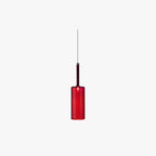 Modern Cylindrical Glass Pendant Light in Four Glass Colours