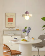Retro Cloud Pendant Light with Globe Diffuser, G9