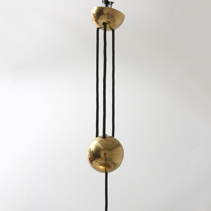 Retro Counterweight Pendant Light, Adjustable Drop