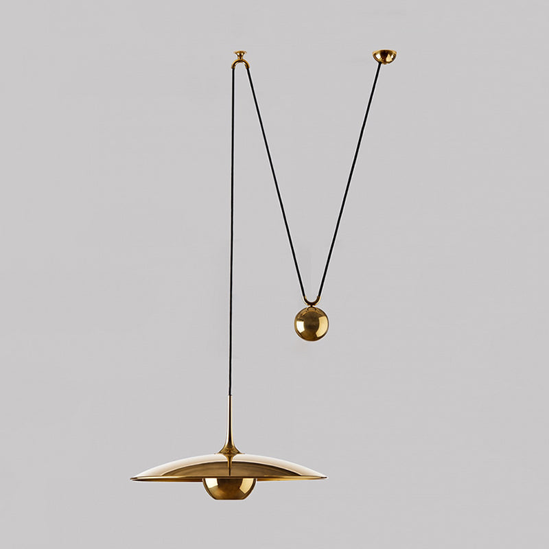 Retro Counterweight Pendant Light, Adjustable Drop