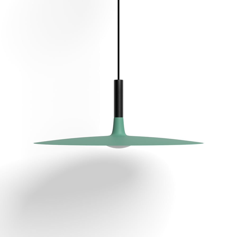 Scandi Flat LED Disc Pendant Light for Dining Tables