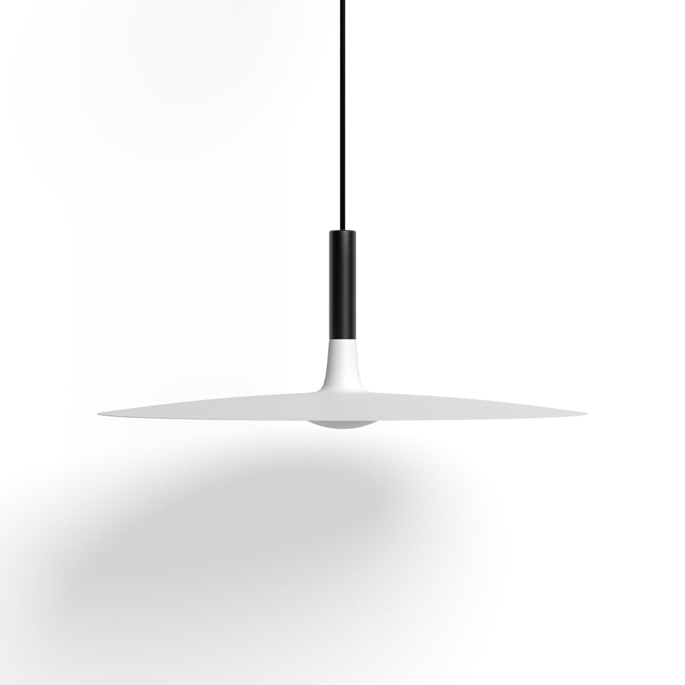 Scandi Flat LED Disc Pendant Light for Dining Tables