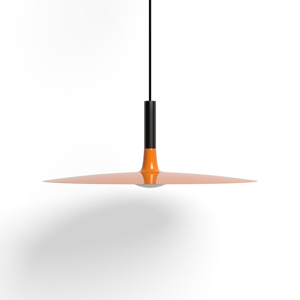 Scandi Flat LED Disc Pendant Light for Dining Tables