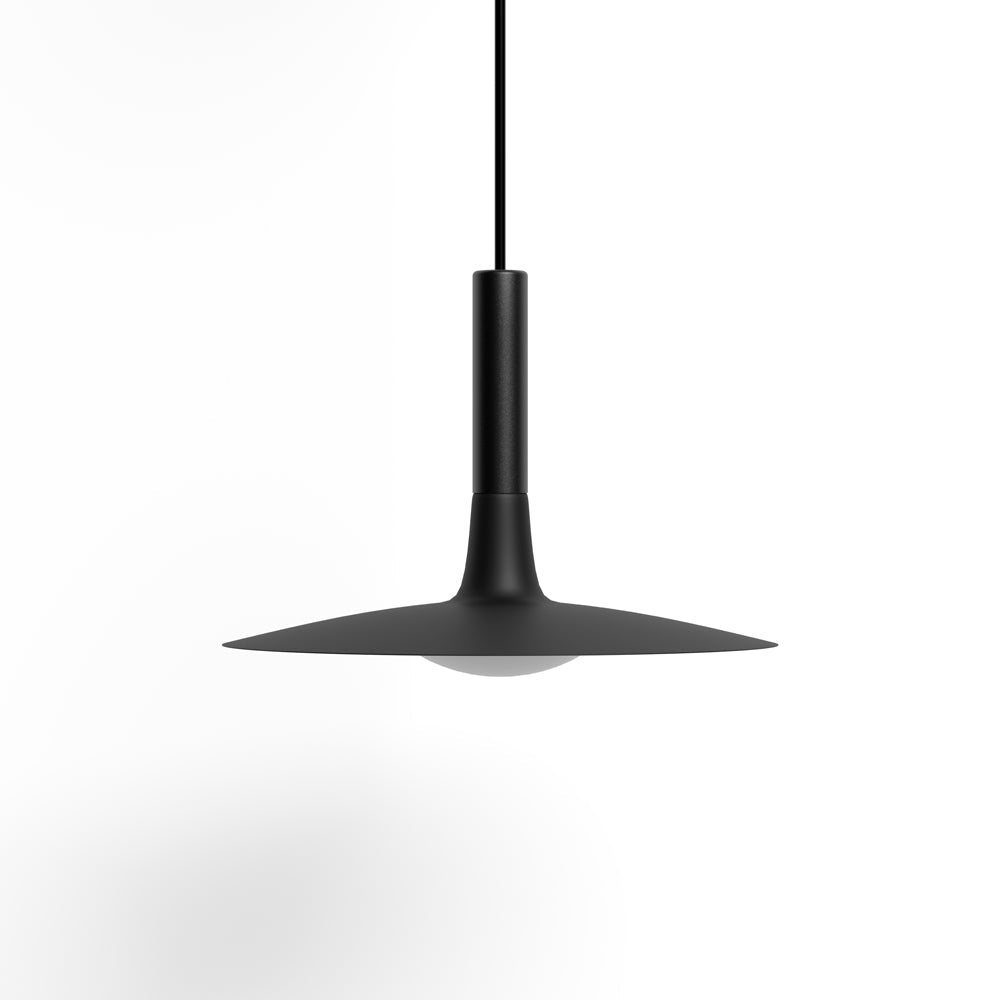 Scandi Flat LED Disc Pendant Light for Dining Tables