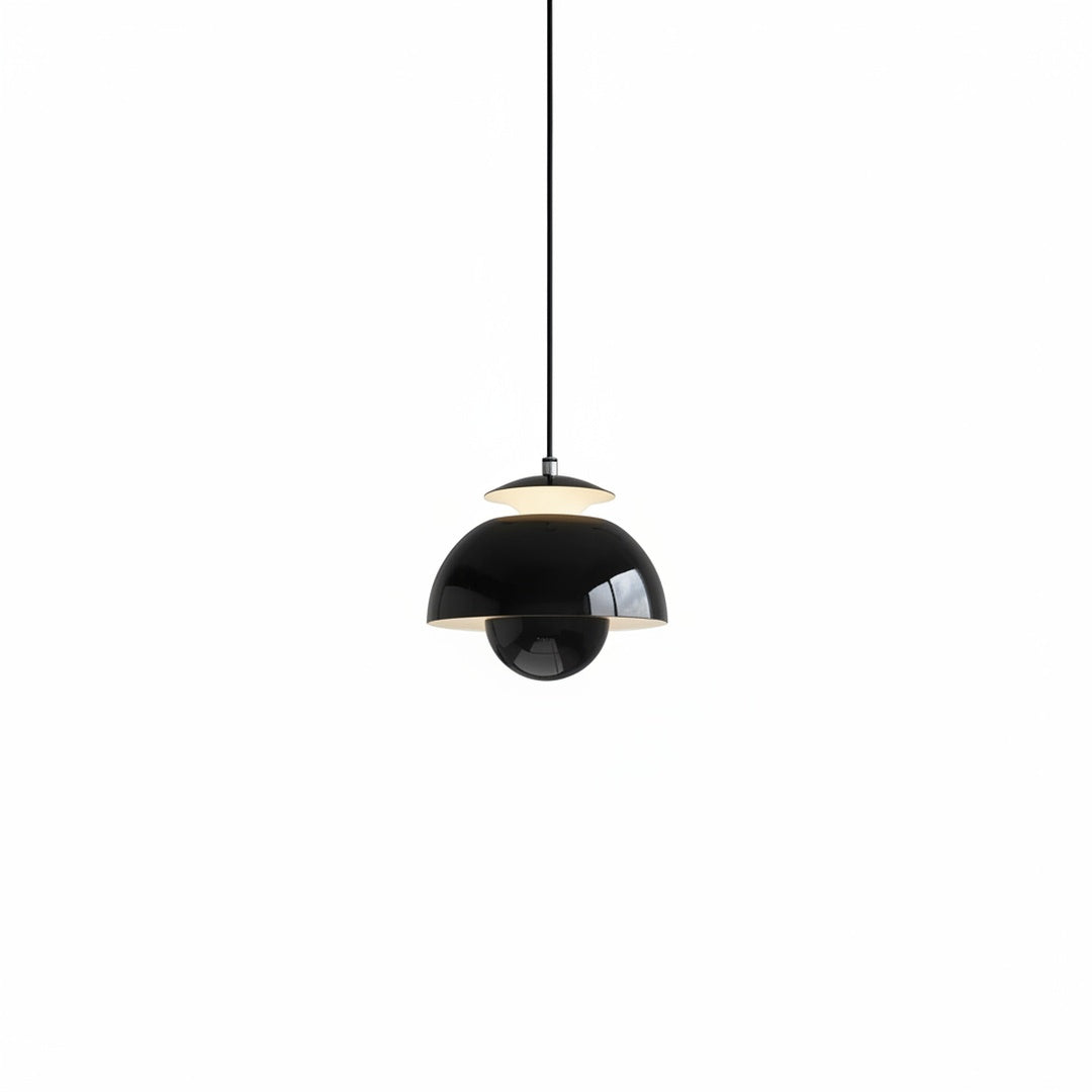 Scandi Sphere Pendant Light with Flower Bud Shape, LED Included