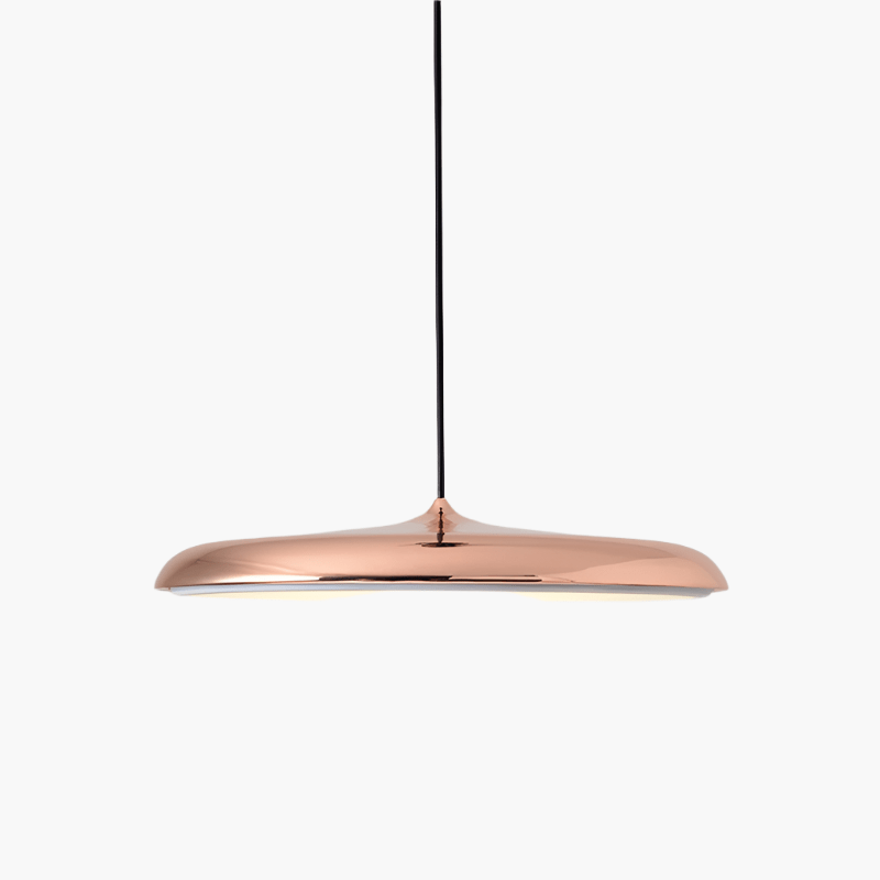 Scandi Slim Disc Pendant Light with Integrated LED