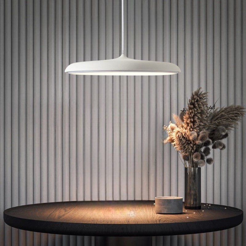 Scandi Slim Disc Pendant Light with Integrated LED