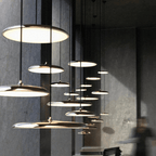 Scandi Slim Disc Pendant Light with Integrated LED