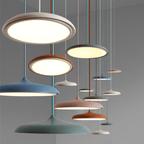 Scandi Slim Disc Pendant Light with Integrated LED