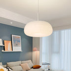 Scandi Ribbed Acrylic Pendant Light, Dimmable