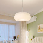 Scandi Ribbed Acrylic Pendant Light, Dimmable